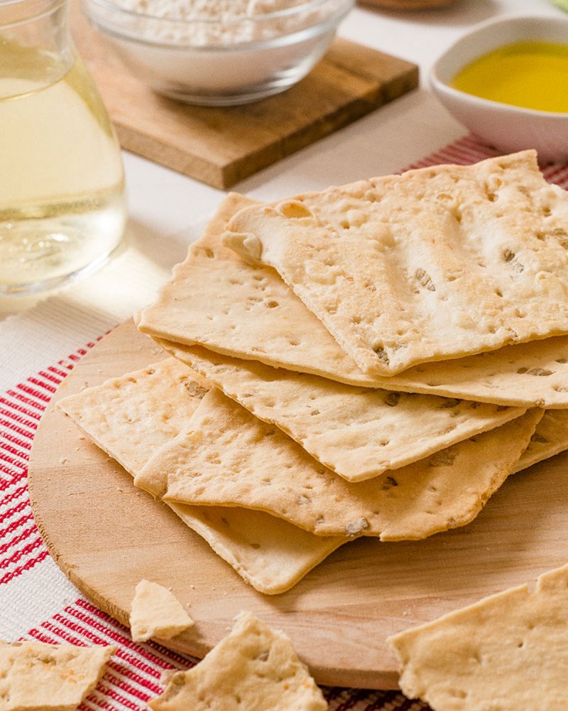 Schiaccette ai semi di girasole