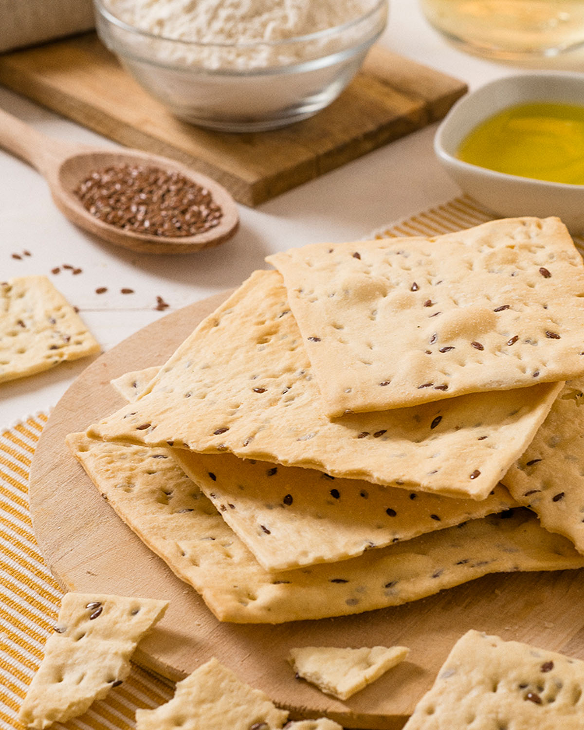 Schiaccette ai semi di lino - immagine 2