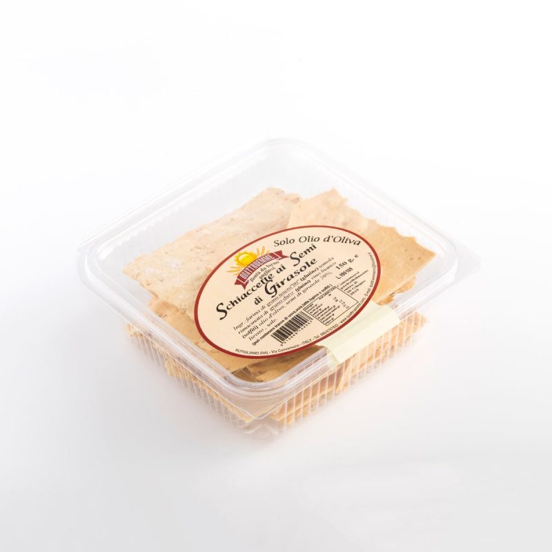 Schiaccette ai semi di girasole