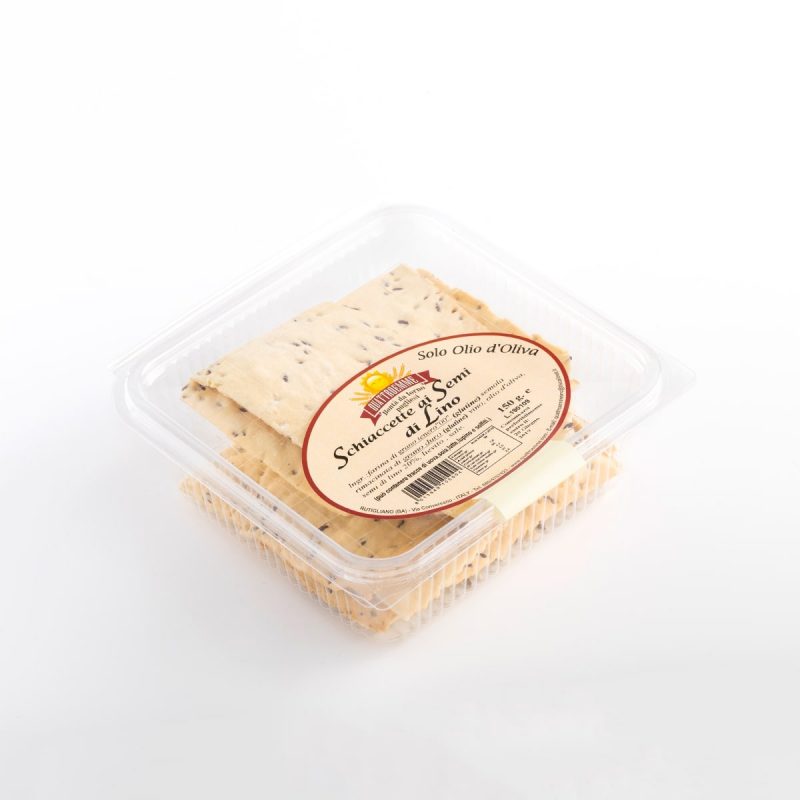 Schiaccette ai semi di lino
