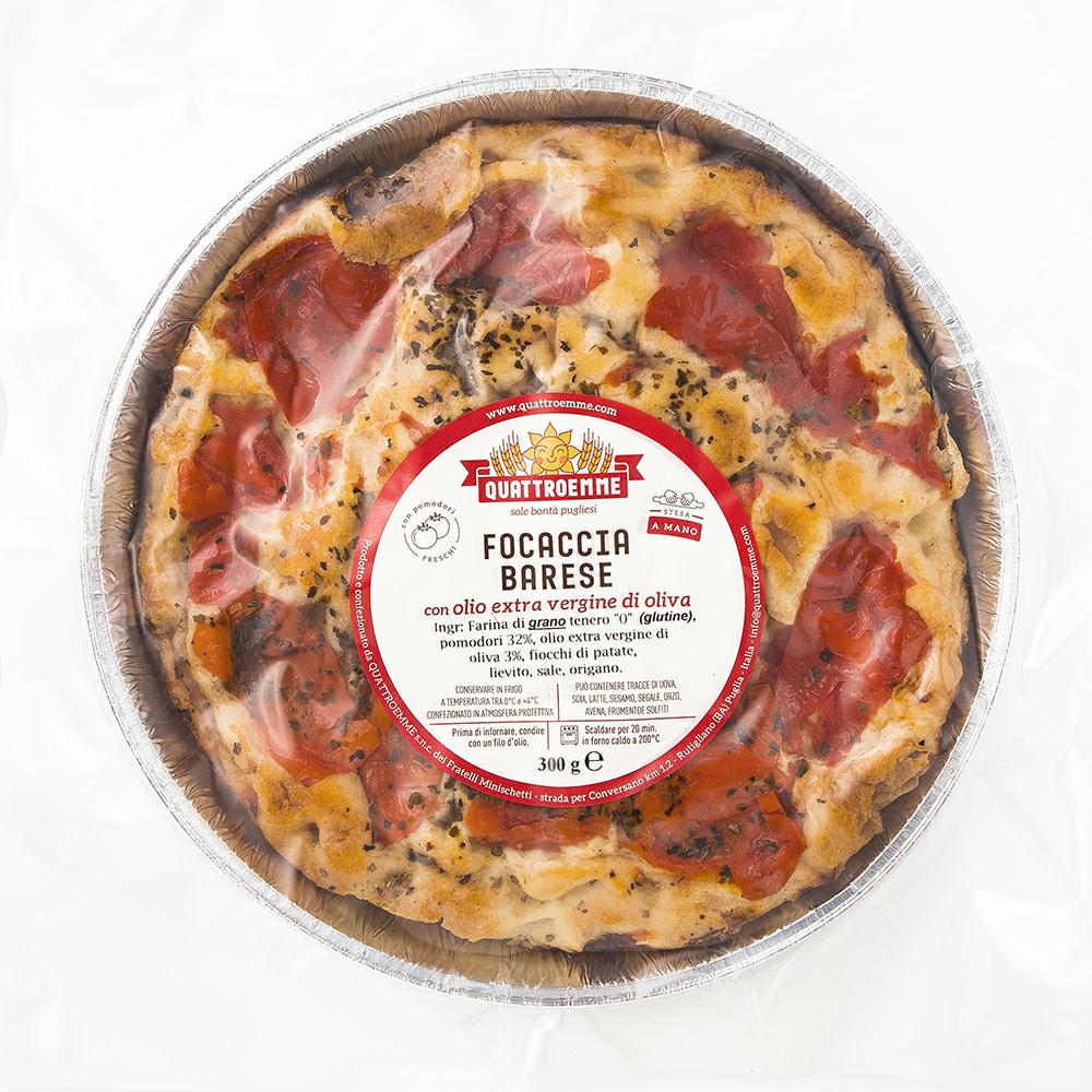 Focaccia Barese con olio extra vergine d