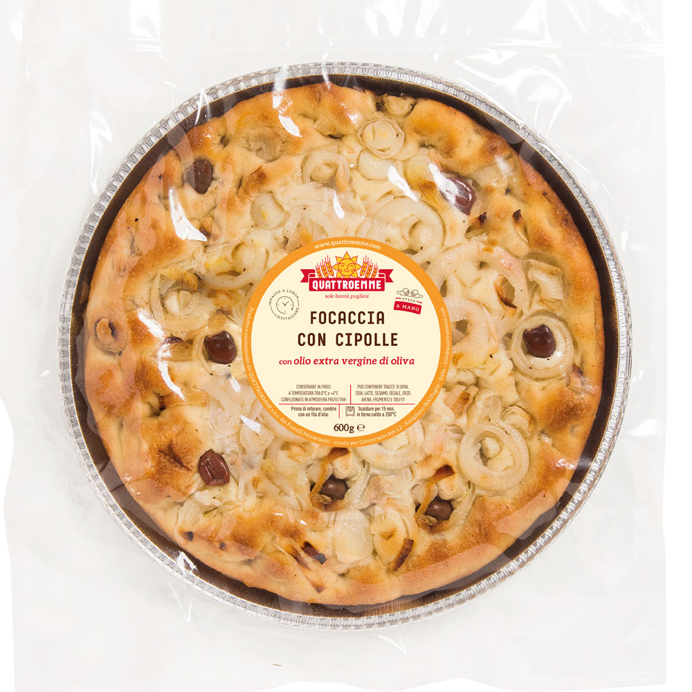 Focaccia cipolla e olive - immagine 3